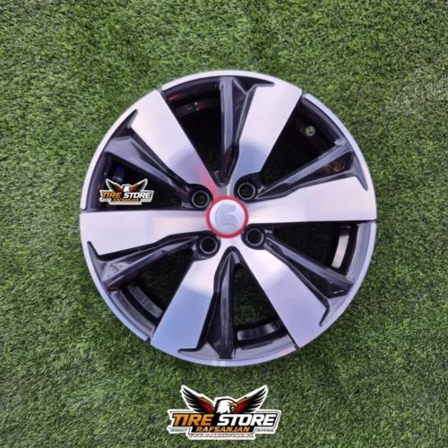 4 عدد رینگ 16 اروند مدل تارا کد AP032 رخ‌تراش مشکی +5عدد مایع ضد پنچری